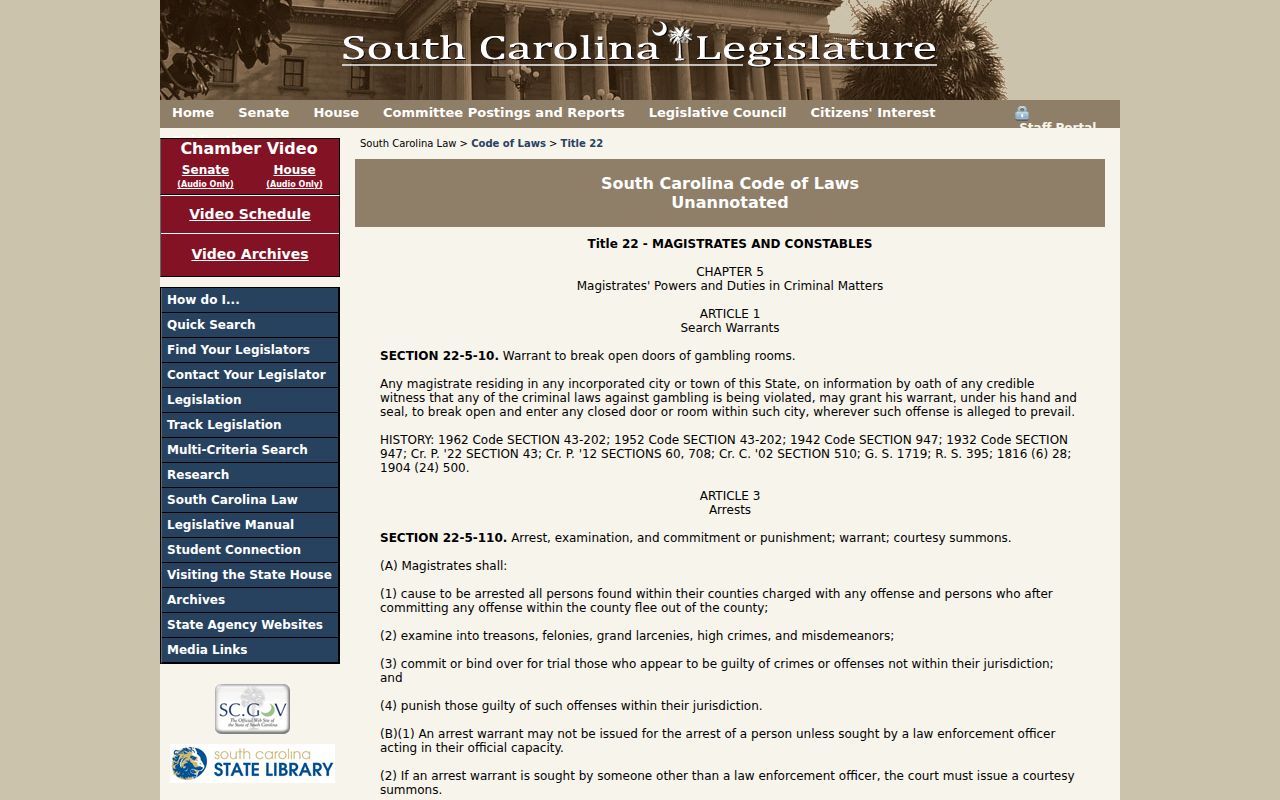 Johnston criminal records under South Carolina summary court expungement law