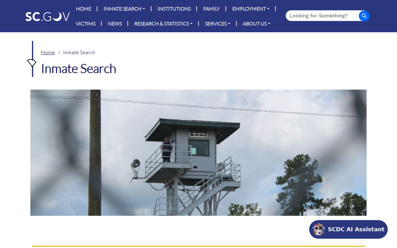 Edgefield County criminal records and SCDC inmate search scope